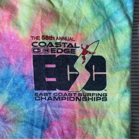 EAST COAST SURFING CHAMPIONSHIP ECSC
TYE DYE T-SHIRT - Picture 3 of 4